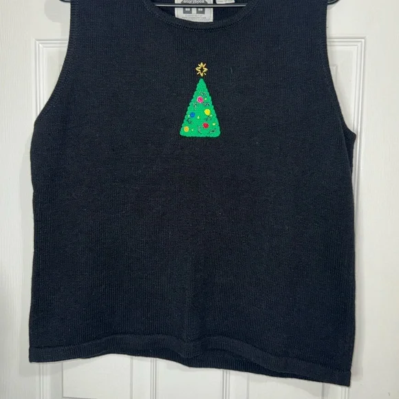 Christmas Sweater with Knit Tree by Storybook Knits - Picture 2 of 5